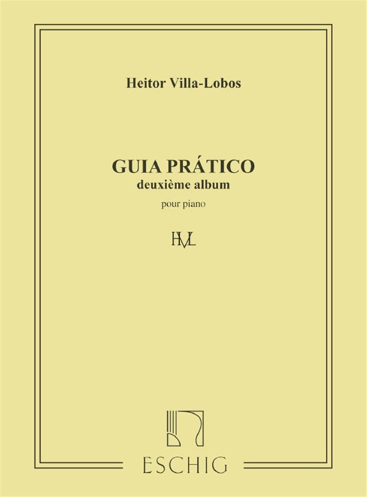Villa-Lobos Guia Pratico Album N 2 Piano